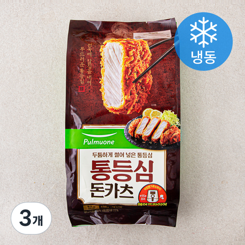 통등심돈카츠, 3개, 450g