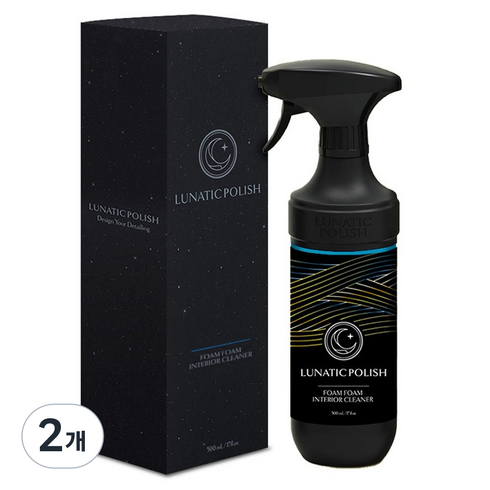 루나틱폴리시 폼폼 인테리어 클리너, 500ml, 2개