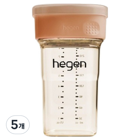 헤겐 PPSU 올라운더컵, 오번, 5개, 240ml