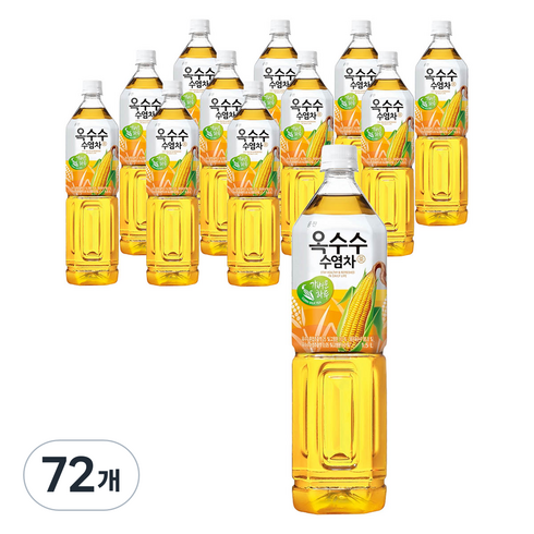 웅진 옥수수 수염차, 1.5L, 72개