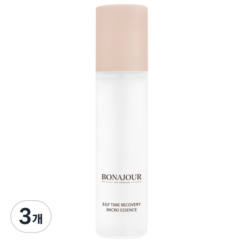보나쥬르 EGF 타임 리커버리 마이크로 에센스, 130ml, 3개