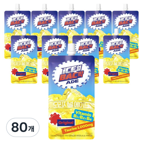 박카스 얼박 에이드 오리지널, 210ml, 80개