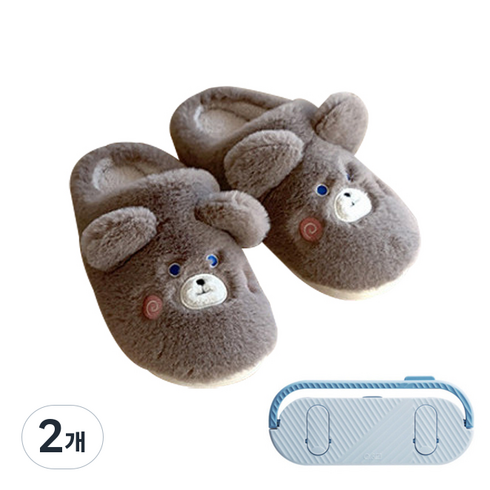 파메라 다용도 실내 슬리퍼 N95 + 슬리퍼 거치대, 타입 6(슬리퍼), 2개