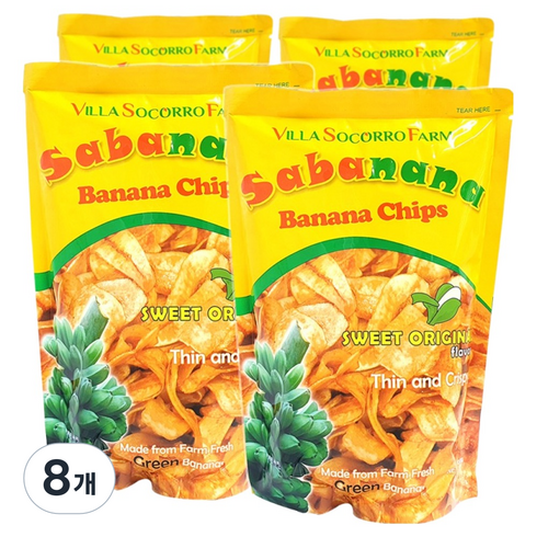 사바나나 바나나칩, 100g, 8개