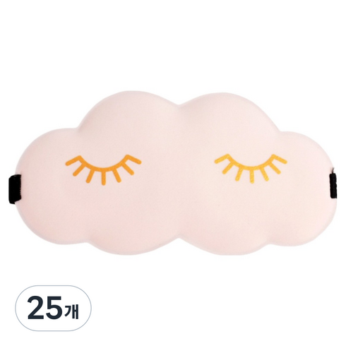 KODACHIEF 데일리 감각적인 수면안대 베이비 파우더 속눈썹 20 x 10.5 cm, 25개