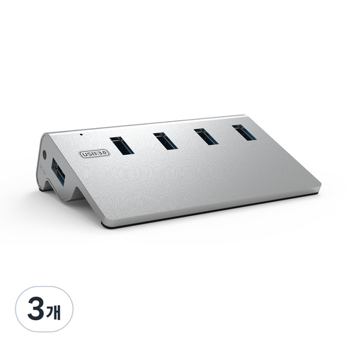 넥스트유 이지넷유비쿼터스 USB3.0 알루미늄 4포트 스탠드형 USB허브 NEXT-315UH, 혼합색상, 3개