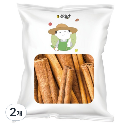 냠냠농장 깊은향기 시나몬 스틱, 800g, 2개