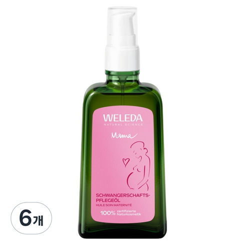 벨레다 임산부 오일, 6개, 100ml