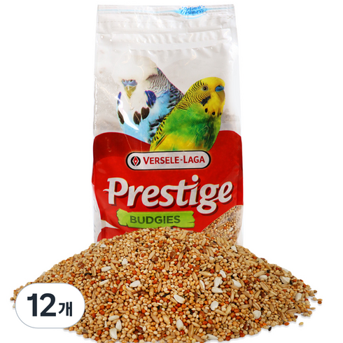 버셀라가 프리스티지 잉꼬 사료, 1kg, 12개