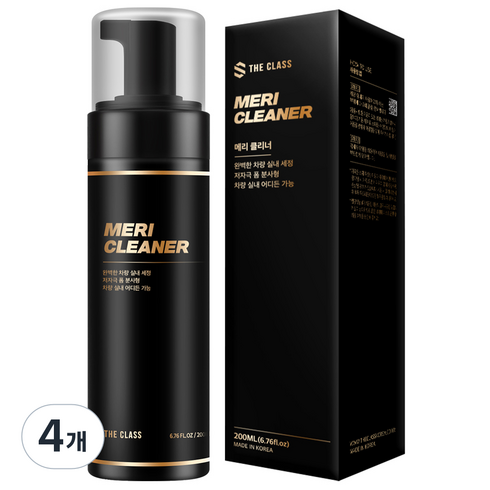 더클래스 메리클리너 차량 실내세정제, 200ml, 4개