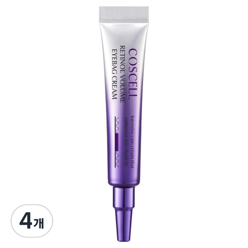 코스셀 레티놀 볼륨 아이백 크림, 4개, 10ml