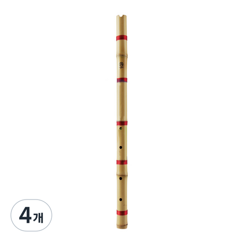 엔젤악기 성십오 대나무 단소, 자연 갈색, 4개