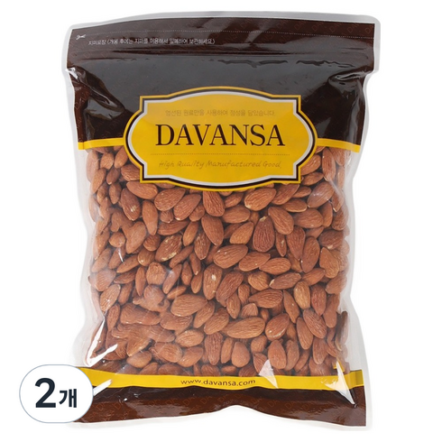 다반사 볶은아몬드, 1kg, 2개
