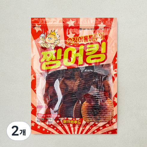 해맑은푸드 찡어킹 오징어몸통구이, 2개, 250g(미니)