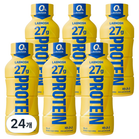 랩노쉬 프로틴 드링크 퍼펙트 바나나, 24개, 350ml