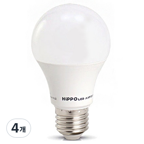 HiPPO 빅토리 LED 전구 14W E26, 주광색, 4개