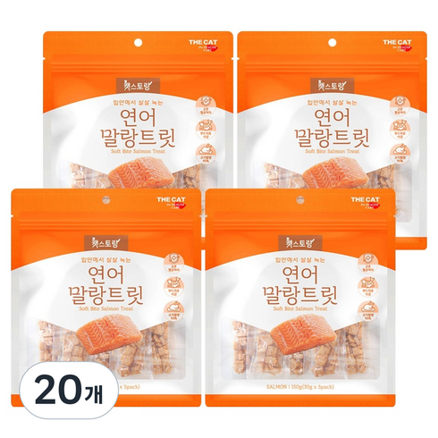 더캣 말랑트릿, 150g, 20개, 연어