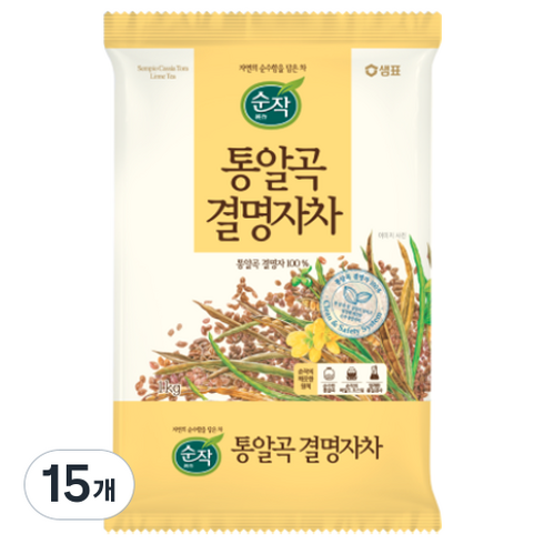순작 통알곡 결명자차, 1kg, 1개입, 15개