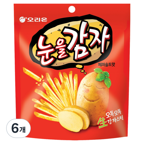 오리온 눈을감자 스낵, 96g, 6개