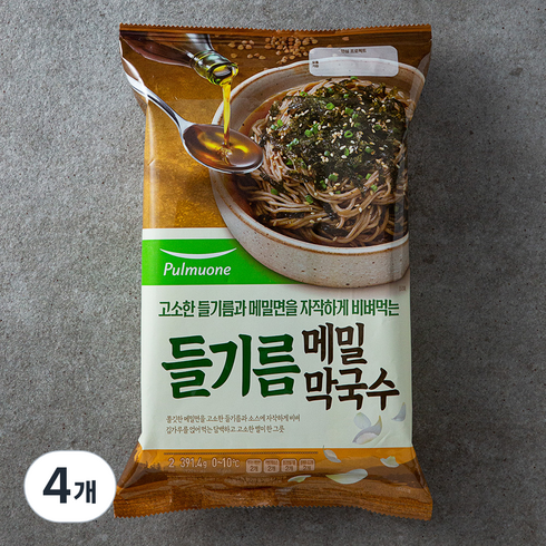 풀무원 들기름 메밀막국수 2인분, 391.4g, 4개