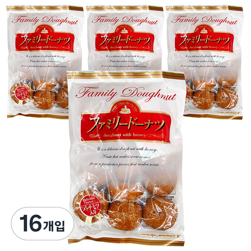 메이지 베이커리 패밀리도넛, 130g, 16개