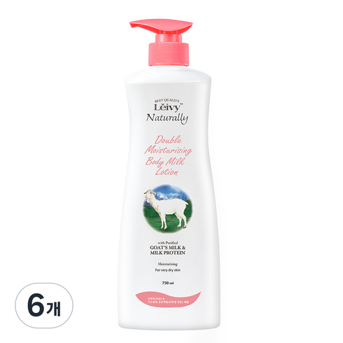 레이비 산양유 바디로션 플로럴향, 750ml, 6개