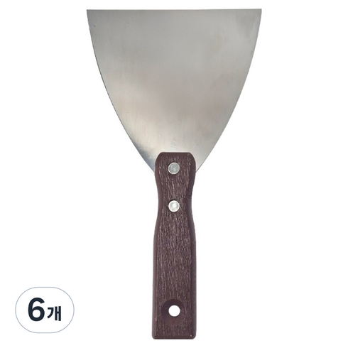 월드크린 나무손잡이 헤라 스크래퍼 4호 125mm, 6개