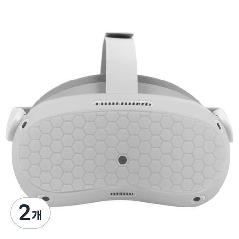 홈셀 Pico Neo 4 호환 실리콘 VR 렌즈보호 스킨커버, 화이트, 2개