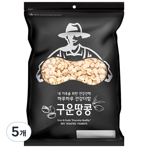 넛츠팜 구운땅콩, 1kg, 5개