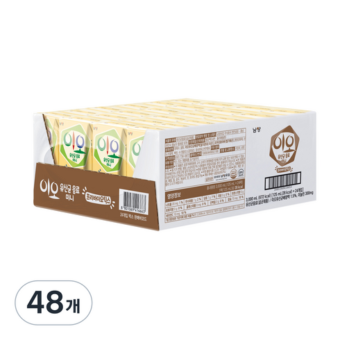 남양이오 유산균 음료 프리바이오틱스, 125ml, 48개