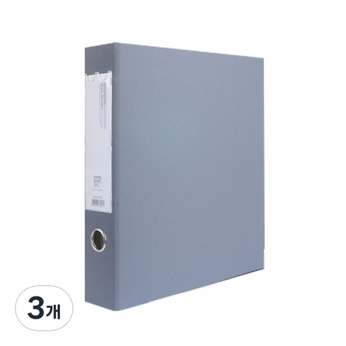알파 웹D링 바인더 A4 3공 5cm AB949-7, 회색, 3개