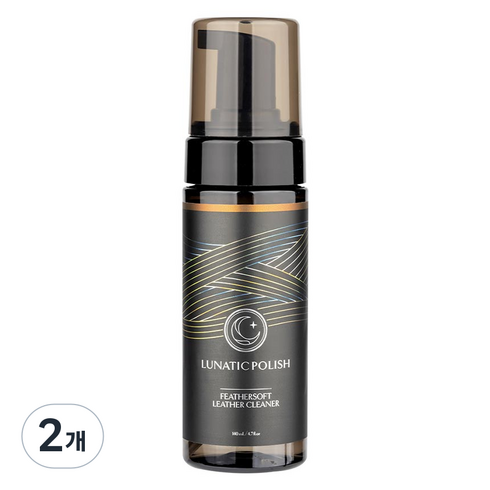 루나틱폴리시 페더소프트 레더 크리너, 140ml, 2개