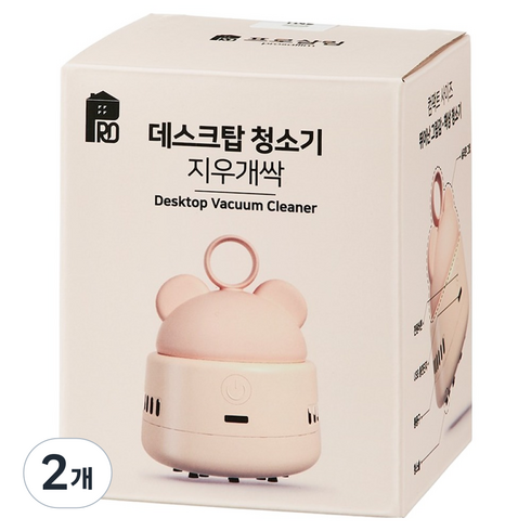 프로살림 지우개싹 청소기, 핑크, 2개