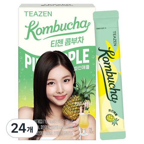 티젠 콤부차 파인애플, 5g, 10개입, 24개