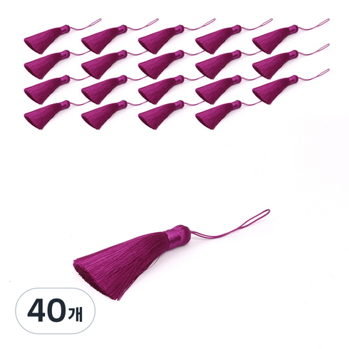 홈앤라이프 베이직 태슬, 그레이프, 40개