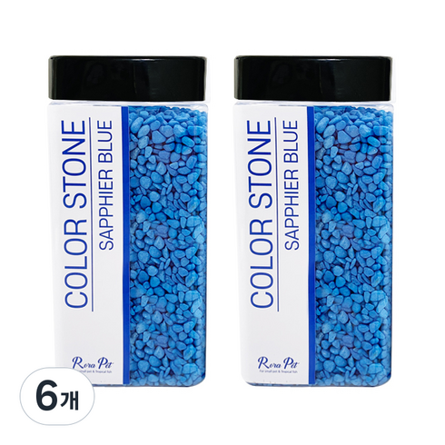 로라펫 컬러스톤 1300g, 사파이어블루, 6개