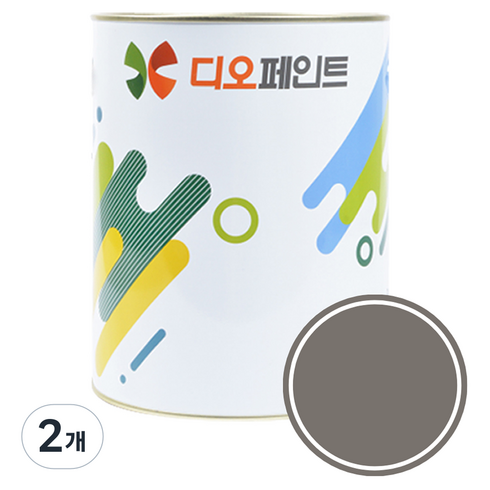 디오페인트 세라믹플러스 결로 곰팡이 방지용 페인트, 2개, 1L, 뉴트럴 28 커피빈