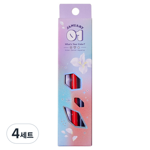 모나미 프러스펜 3종 세트 1월, Lilac, Red Wine, Midnight, 4세트