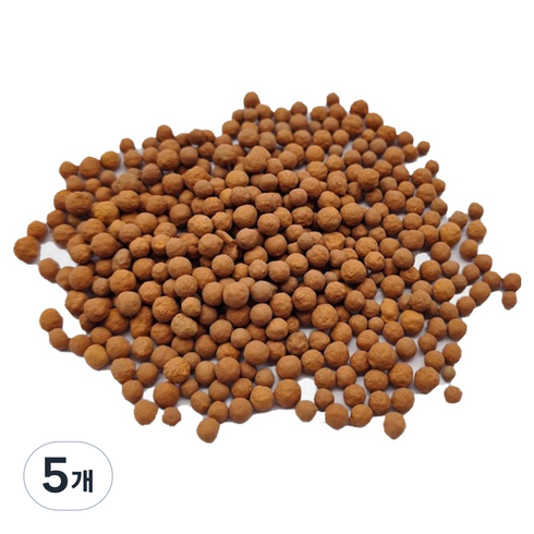샘아쿠아 리프레쉬 바이오펄 샌드 2~4mm 3kg, 레드브라운, 5개