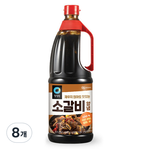 청정원 소갈비 양념, 2kg, 8개