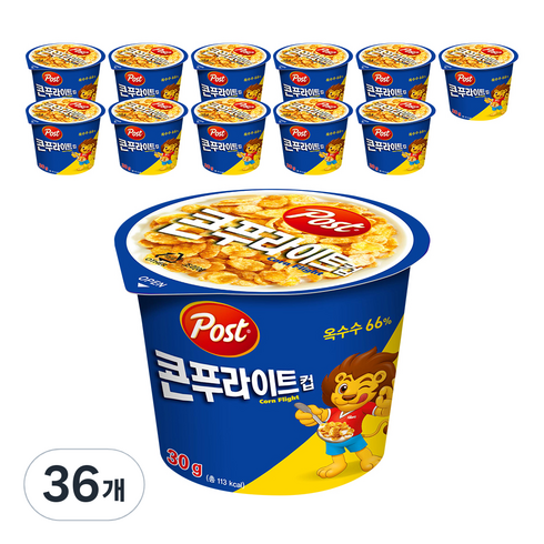 포스트 콘푸라이트 컵, 30g, 36개