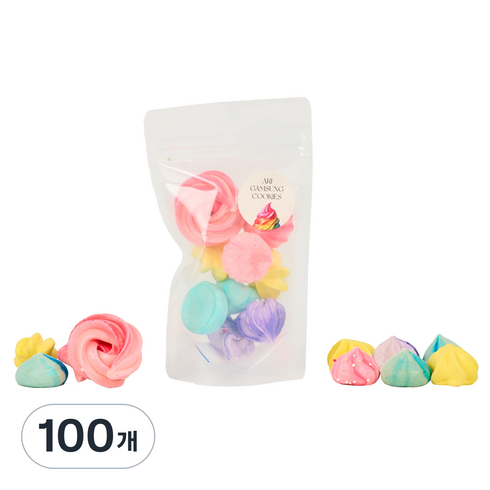 아리감성 포켓형 오리지널 머랭쿠키, 10g, 100개