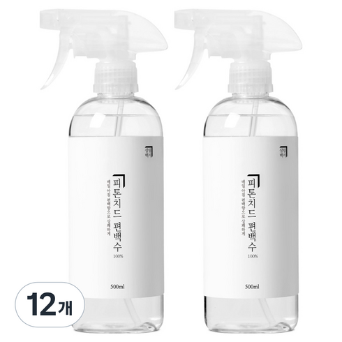 살림백서 피톤치드 편백수 실내탈취제 본품, 500ml, 12개
