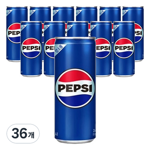펩시 콜라 업소용, 245ml, 36개