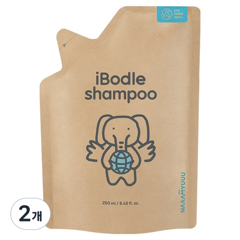 아이보들 유아 샴푸 리필, 250ml, 2개