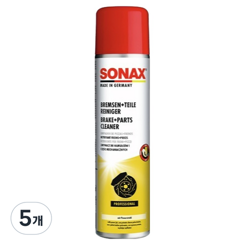 소낙스 브레이크 파트 클리너 400ml, 5개