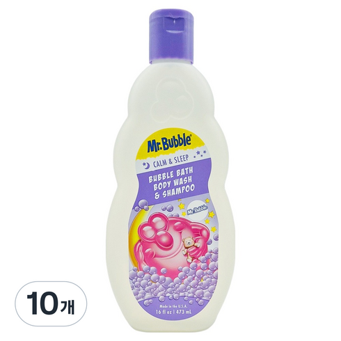 미스터버블 캄앤슬립 3in1 올인원클렌저, 473ml, 10개