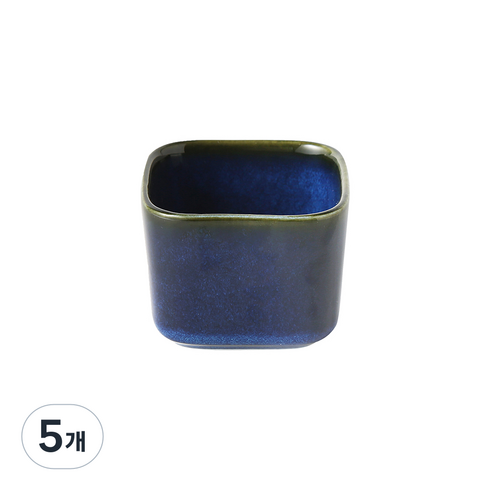 까사무띠 쎄나 사각 볼 8.5cm, 블루, 5개