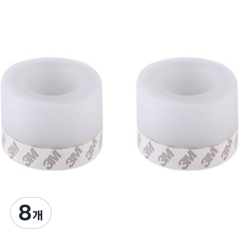 요롬코롬 실리콘 문풍지 방풍 테이프 JW04 45mm x 2.5m, 8개