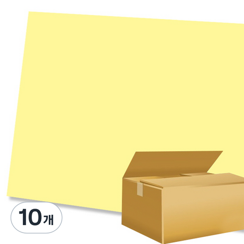 대원우드보드 칼라 보드콤 60 x 90 cm B-020, 5mm, 10개